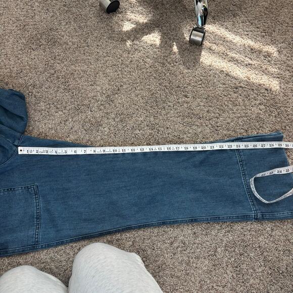 Aerie Blue Denim Jumpsuit - Picture 5 of 16